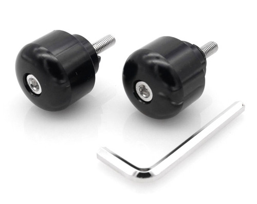 Black bar ends fit honda - bar,