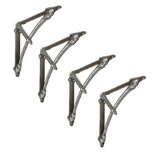 4 Pack 4.8 in Antique Metal