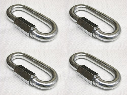Galvanized quick link - galvanized, screw