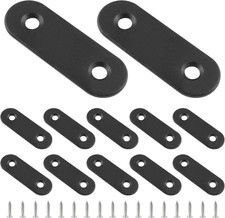 12Pcs Flat Straight Brace