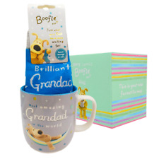 Boofle Best Grandad Mug & Socks Gift Set Cute Socks & Boofle Mug In Gift Box