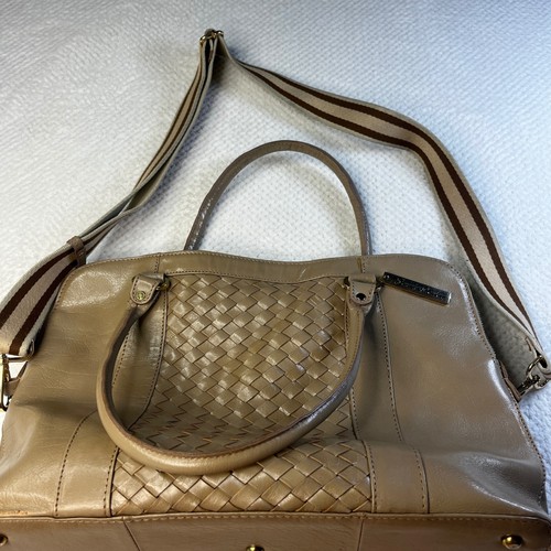 Ashwood woven leather - woven, satchel