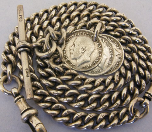 Antique solid silver - silver, double