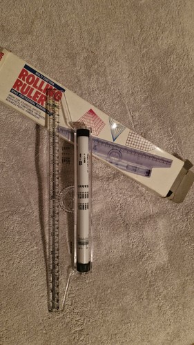 Multi function rolling - rolling, ruler