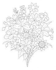 Embroidery Transfer Iron On -