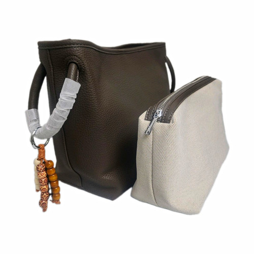 Women brown pebbled faux - pebbled,