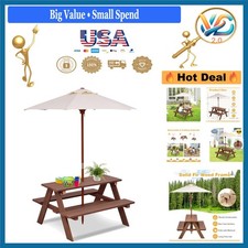 Kids Picnic Table Set with