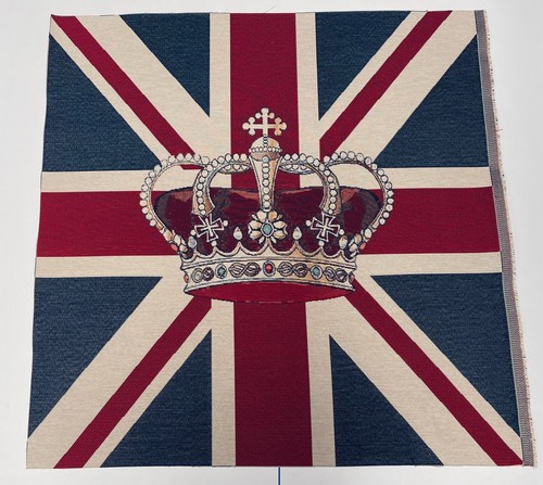 Crown union jack flag - crown,
