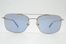 Vintage Sunglasses Persol 2090-S Silver Oval Sunglasses Glasses