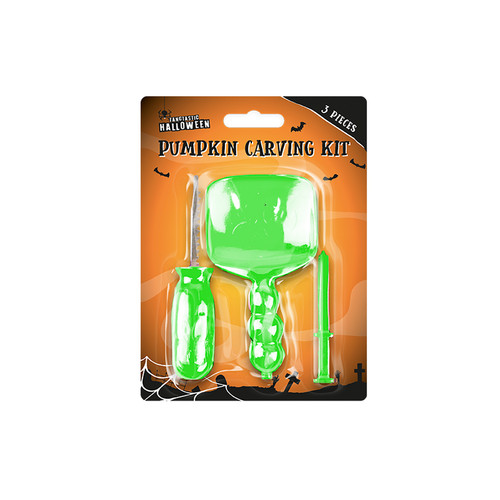 Halloween pumpkin carving kit - pumpkin,