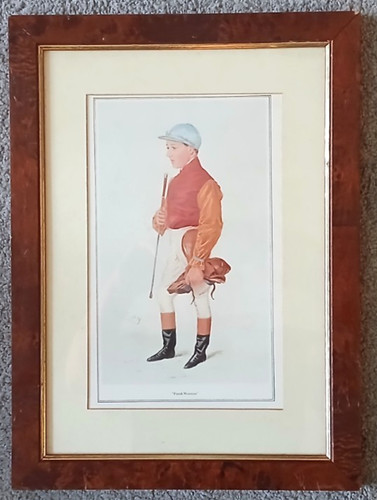 Framed vanity fair print - vanity,