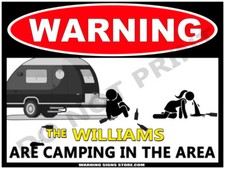 Personalized Camping Sign The