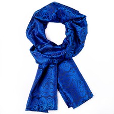 Mens Scarves Black Teal Red