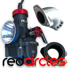 GENUINE NIBBI 28mm PIT BIKE CARBURETTOR INTAKE & ADAPTER fit 190cc ZONGSHEN z190