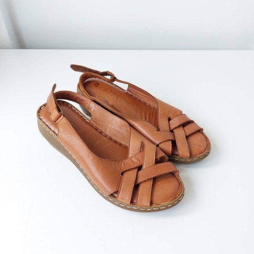 Pavers womens brown leather