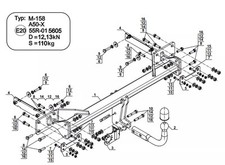 Swan Neck Tow Bar For MERCEDES
