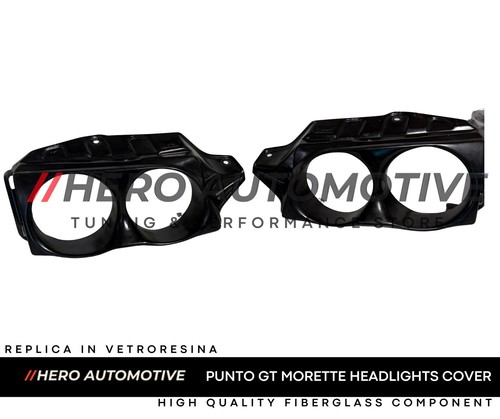 Fiat punto headlight caps - gt,