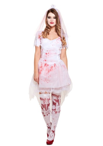 Bloody bride zombie wedding - bride,