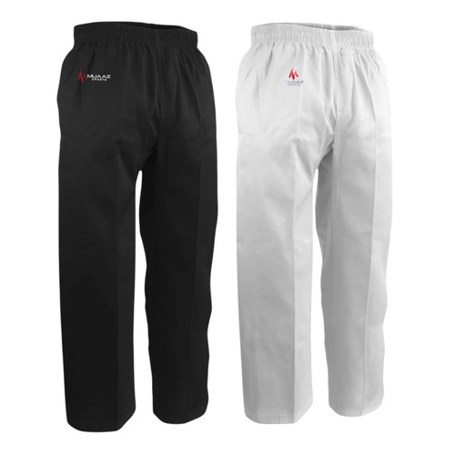 Karate pants adult white black - karate,