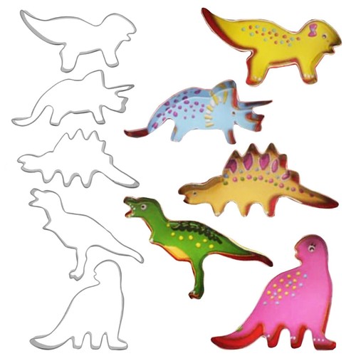 Dinosaur cookie cutters set - cutters, of