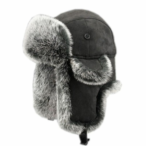 Men warm trapper hat - trapper,
