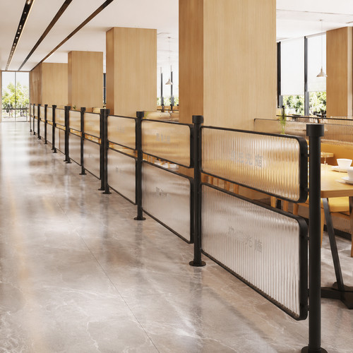 Metal frame glass panel - glass,