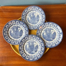 Set of 4 EIT Blue Side Plates