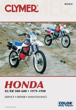 CLYMER Physical Book for Honda XL500S XL500R XR500 XR500R XL600R XR600R | M339-8