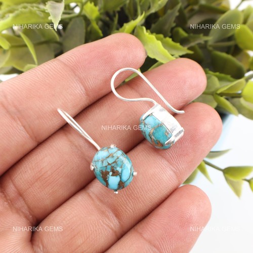Blue copper turquoise gemstone - copper,