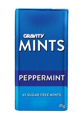 Gravity mints peppermint tin - peppermint,