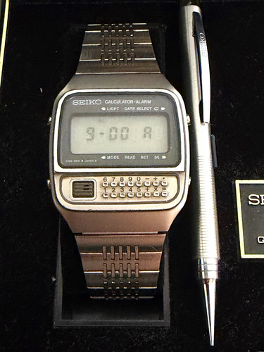 Seiko calculator alarm quartz - seiko,
