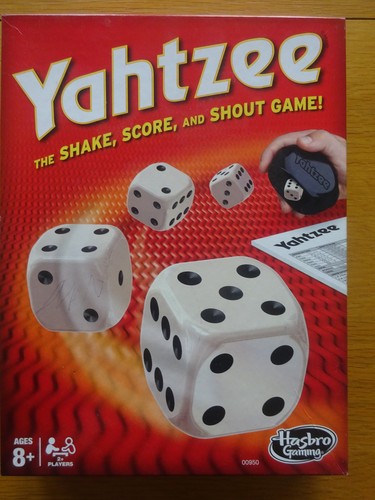 Yahtzee dice game - -, shake