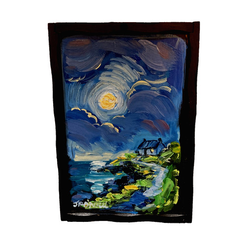 Framed moonlight coastal - moonlight,