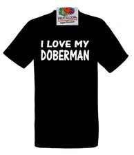 T Shirt Dog Doberman