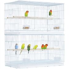 Wide Parrot Cage Flight Cage Breeding Bird Cage for Budgies Lovebirds Parakeets