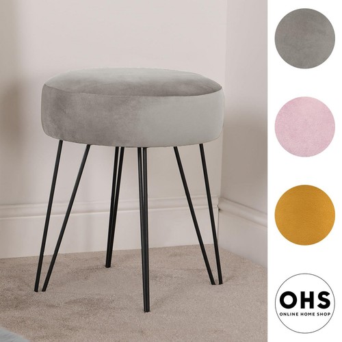 Dressing table stool velvet - stool,