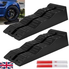 2x Heavy Duty Caravan Levelling Ramp Set Heavy Duty Motorhome 4.5 Tonnes Black