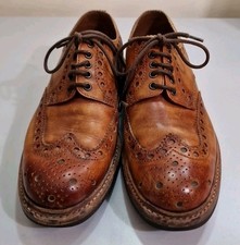 Grenson Archie Tan Brogues Oxford Shoes Size 7 G