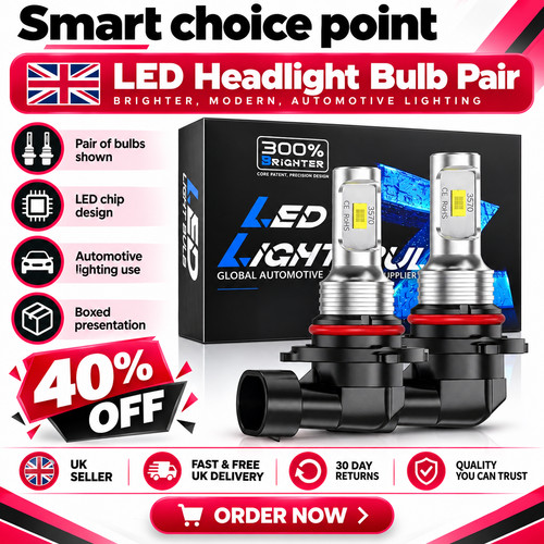 H11 led car - h9, headlight