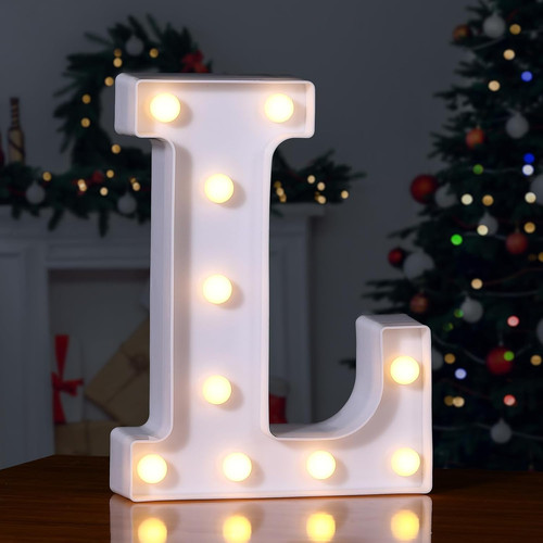 Led letter lights - lights, sign