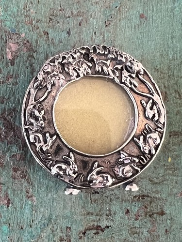 Silver scenes mini photo frame - photo,