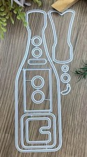 Metal Cutting Dies Wine Bottle