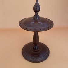 VTG Turned Wood Earring Stand