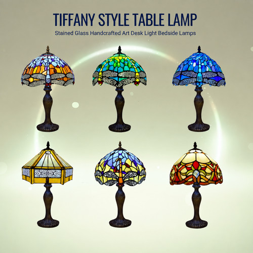 Tiffany style table lamp - tiffany,