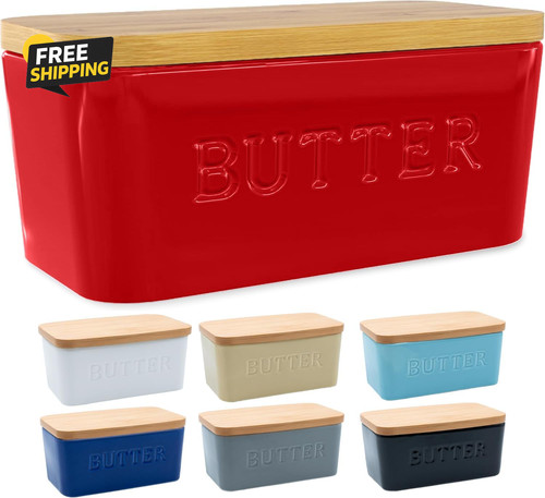 Extra large butter - butter, dish