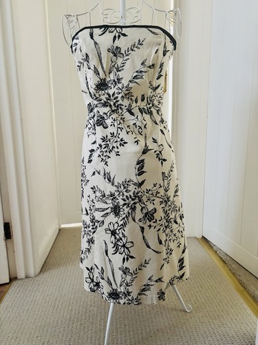 Strapless floral midi - floral,