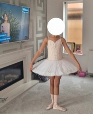 Pancake Tutu White And Peach