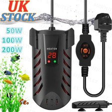50W-200W Aquarium Water Heater LED Digital Submersible Fish Tank Thermostat Rod