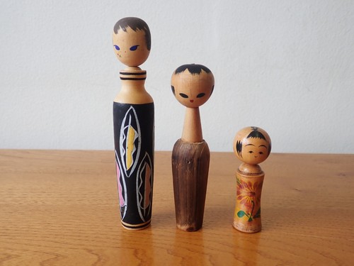 Vintage japanese kokeshi - 3,