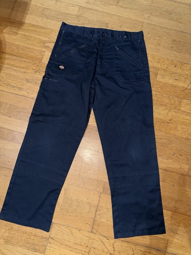 Dickies navy zip - zip, workwear